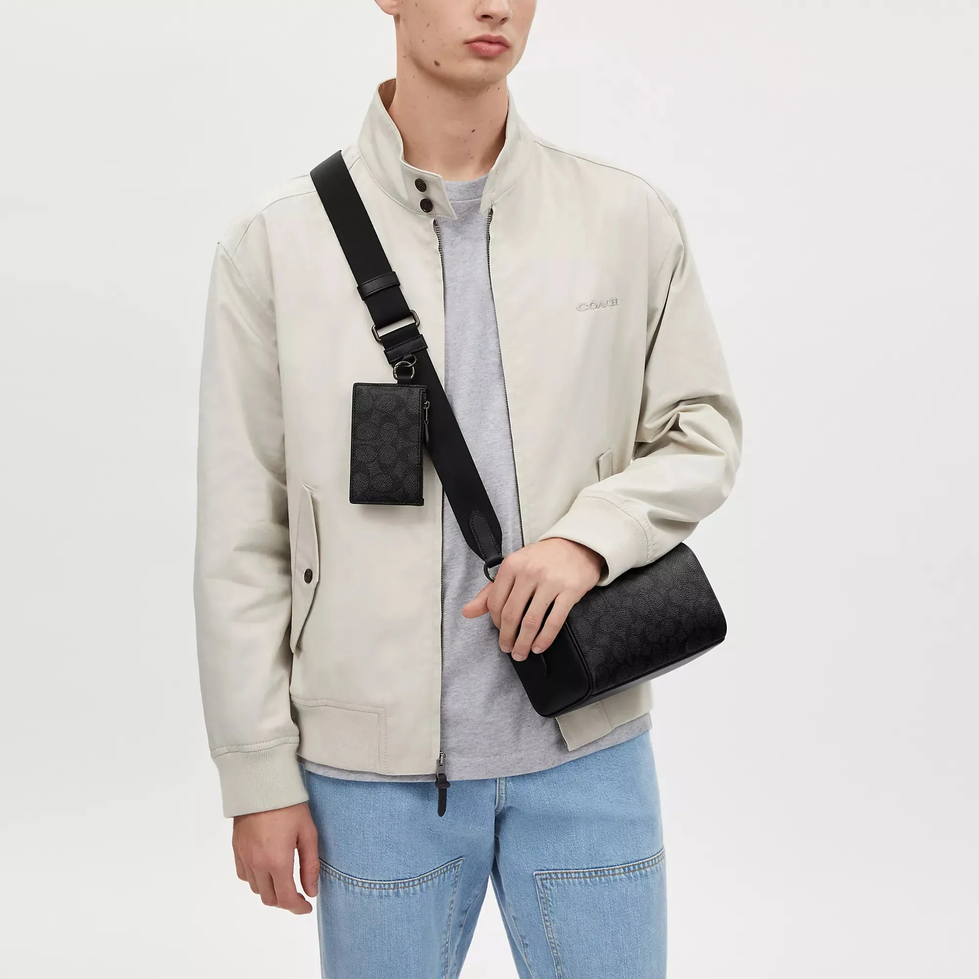Coach Outlet Axel Crossbody Bag In Signature Canvas COACH Outlet Bags