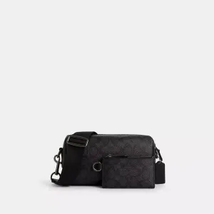 Coach Outlet Axel Crossbody Bag In Signature Canvas COACH Outlet Bags