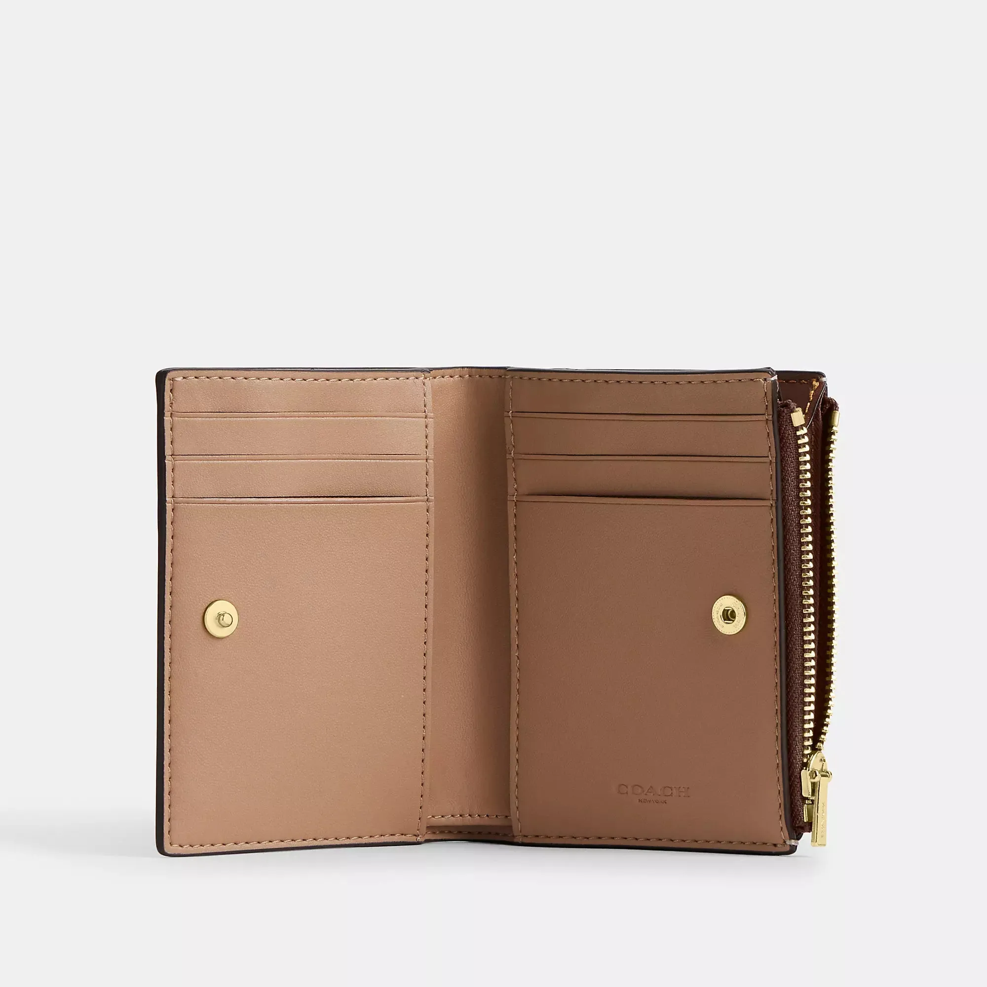 Coach Outlet Bifold Wallet In Signature Canvas COACH Outlet Bags