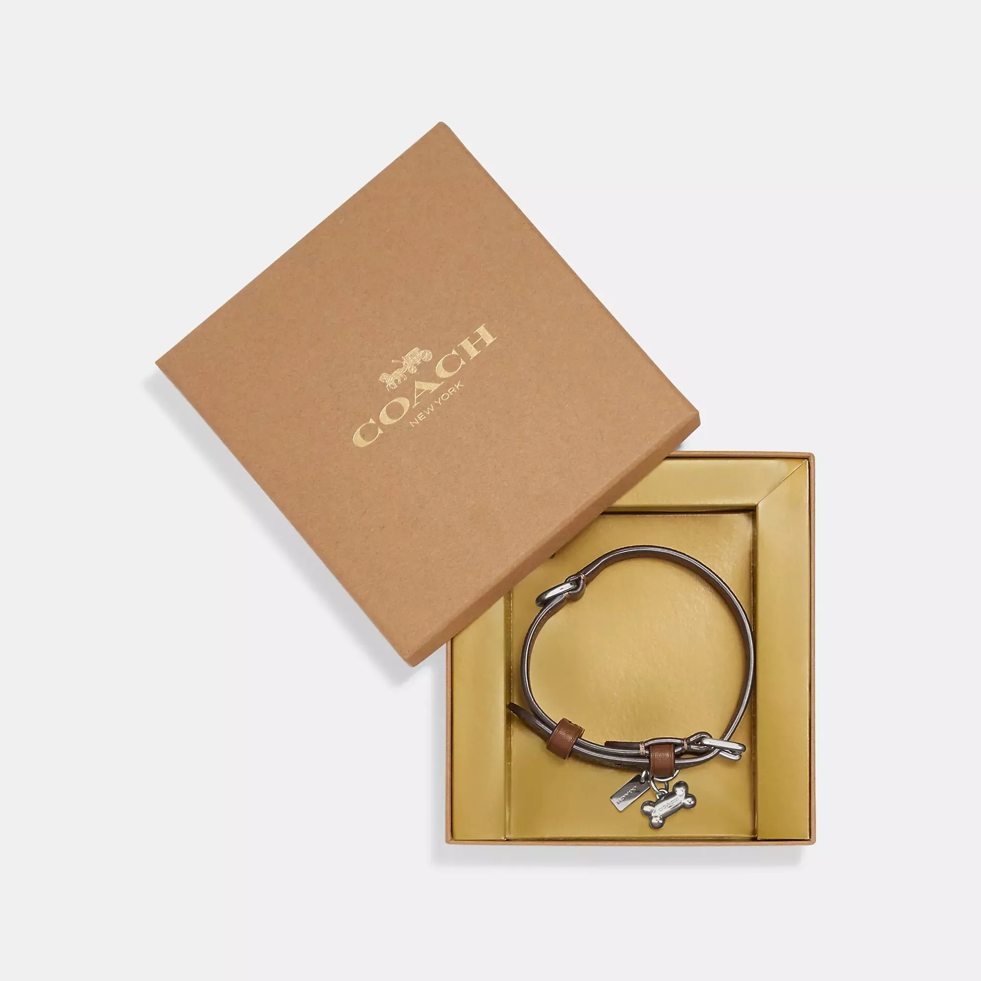 Coach Outlet Boxed Small Pet Collar In Signature Canvas COACH Outlet Bags