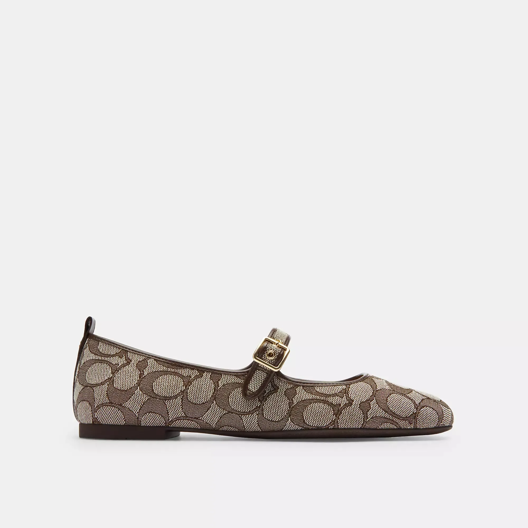 Coach Outlet C Rivet Mary Jane In Signature Jacquard COACH Outlet Bags