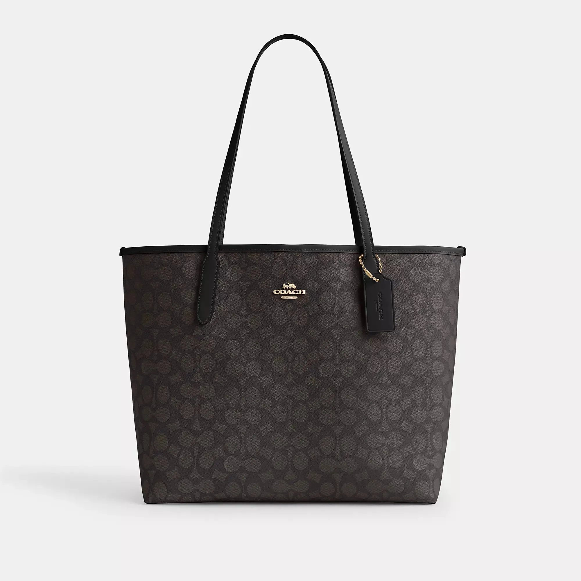 Coach Outlet City Tote Bag In Signature Canvas COACH Outlet Bags