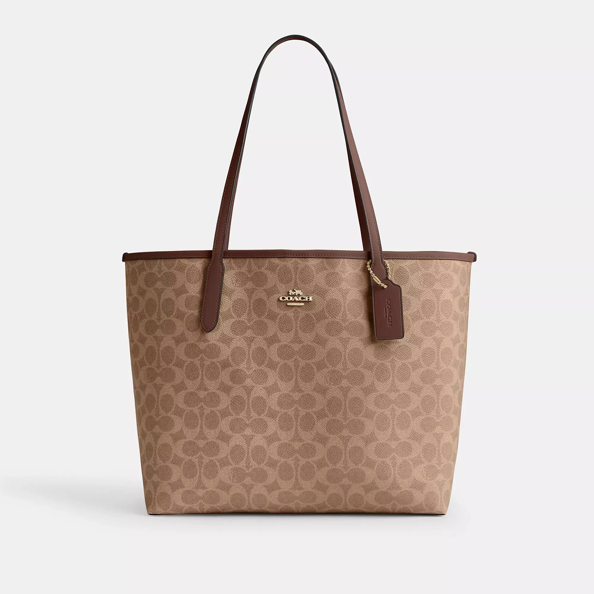 Coach Outlet City Tote Bag In Signature Canvas COACH Outlet Bags