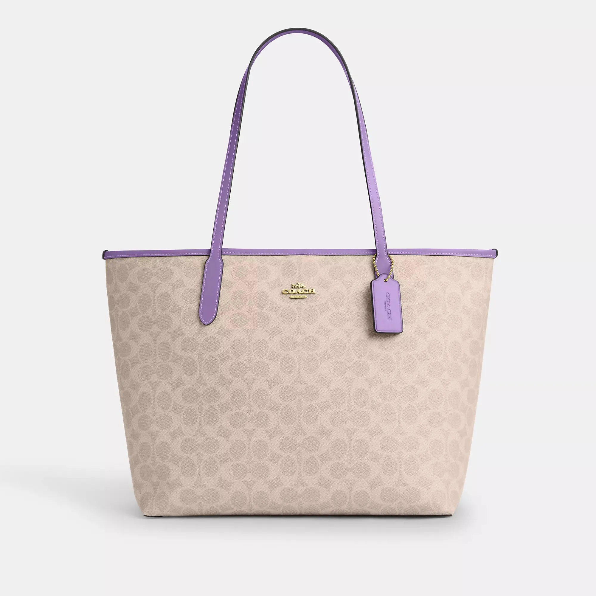 Coach Outlet City Tote Bag In Signature Canvas COACH Outlet Bags