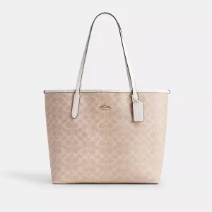 Coach Outlet City Tote Bag In Signature Canvas COACH Outlet Bags