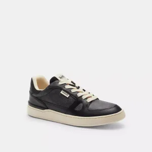 Coach Outlet Clip Court Low Top Sneaker In Signature Canvas COACH Outlet Bags