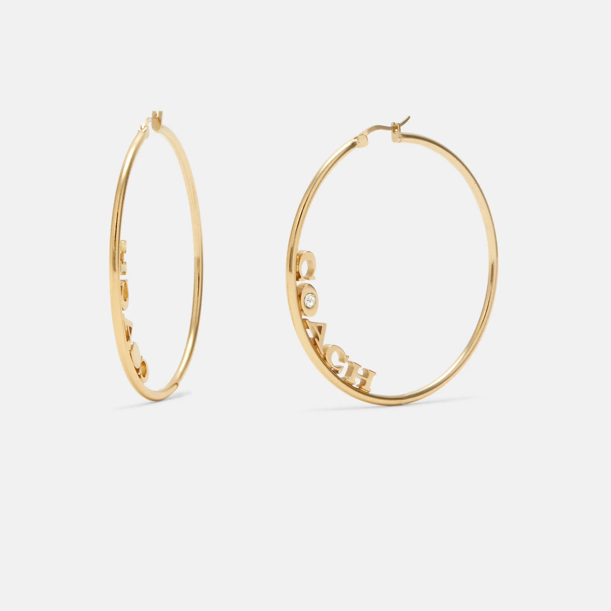 Coach Outlet Coach Medium Hoop Earrings COACH Outlet Bags