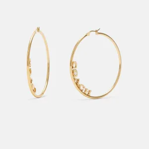 Coach Outlet Coach Medium Hoop Earrings COACH Outlet Bags