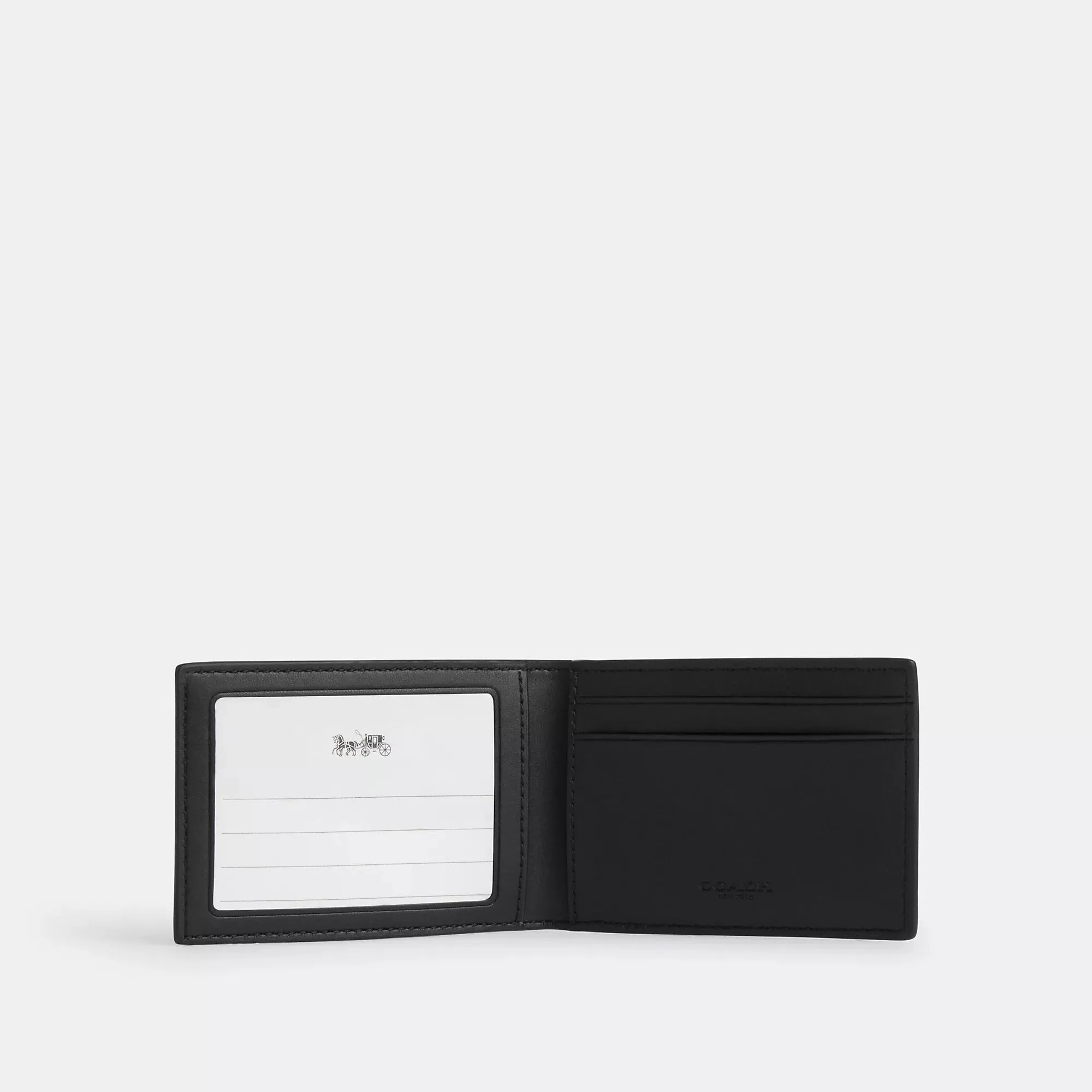 Coach Outlet Compact Billfold Wallet In Signature Canvas COACH Outlet Bags