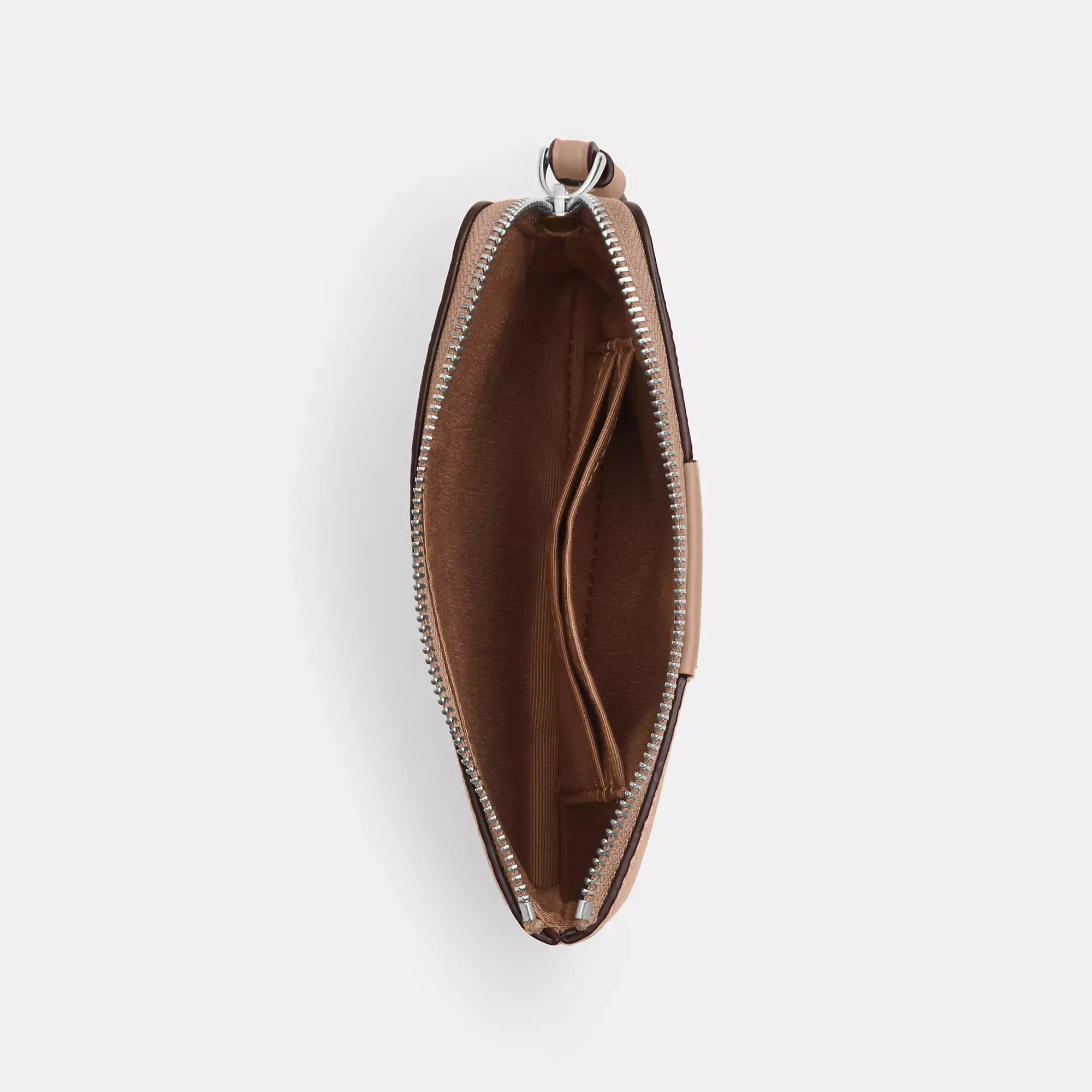 Coach Outlet Corner Zip Wristlet In Signature Canvas With Stripe COACH Outlet Bags
