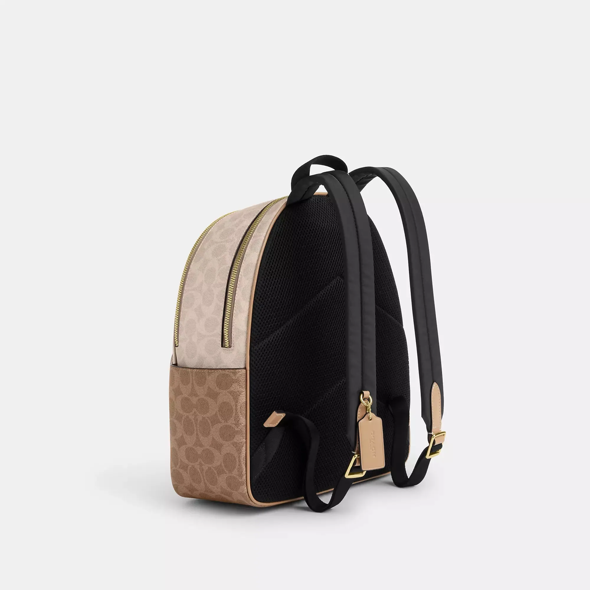 Coach Outlet Court Backpack In Blocked Signature Canvas COACH Outlet Bags