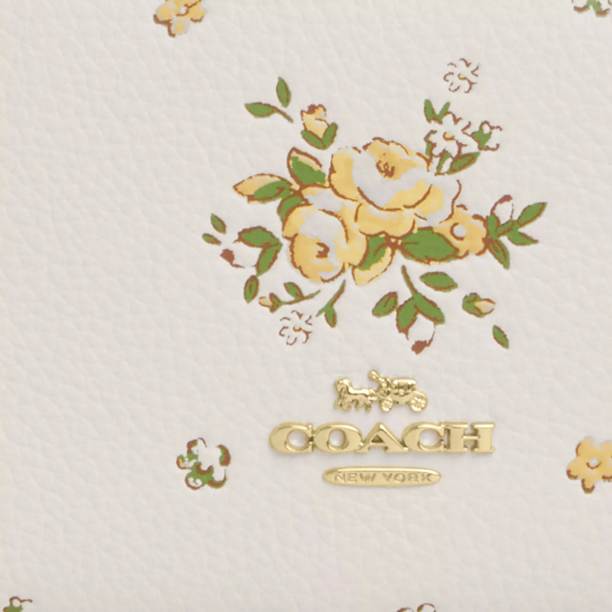 Coach Outlet Double Zip Wallet With Floral Print COACH Outlet Bags