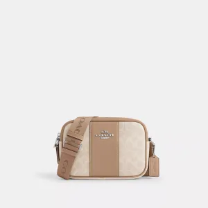 Coach Outlet Jamie Camera Bag In Signature Canvas With Stripe COACH Outlet Bags