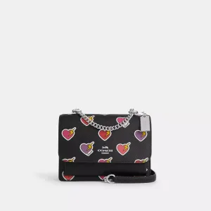 Coach Outlet Klare Crossbody Bag With Heart Bolt Print COACH Outlet Bags