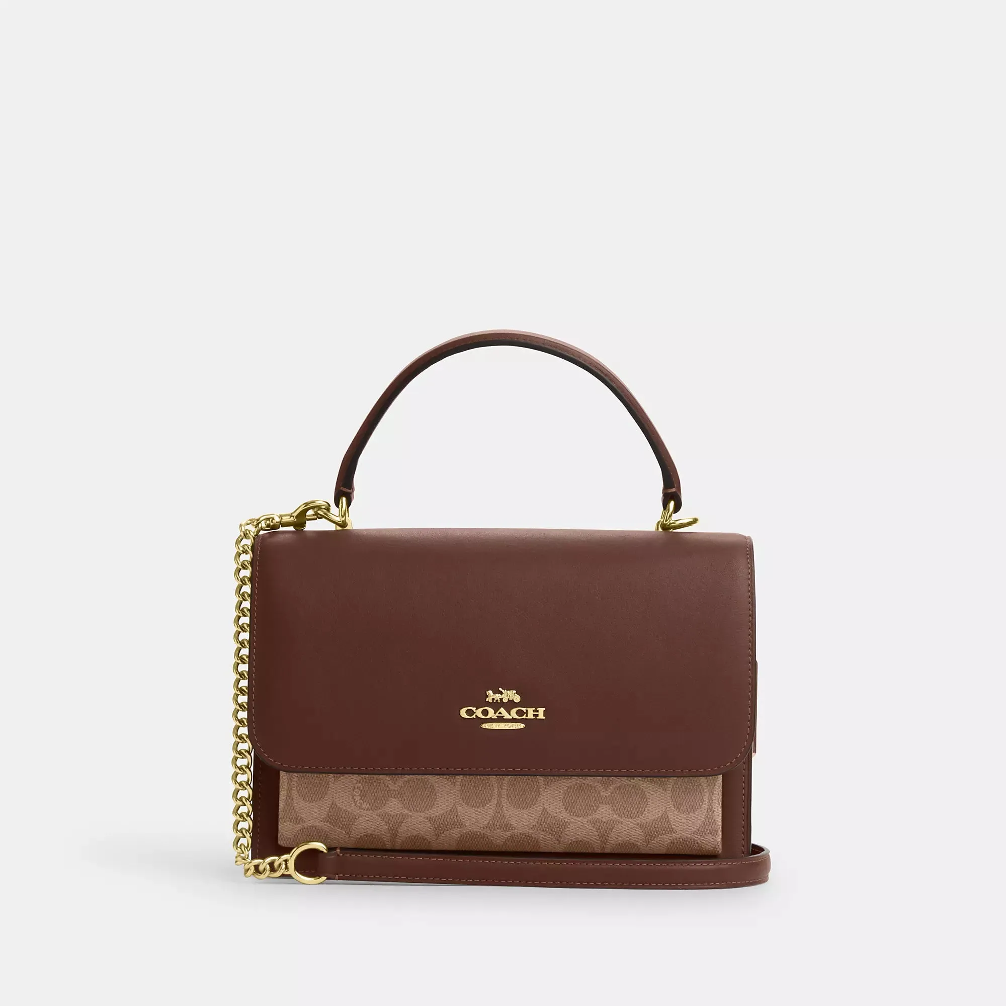 Coach Outlet Klare Top Handle Bag In Signature Canvas COACH Outlet Bags