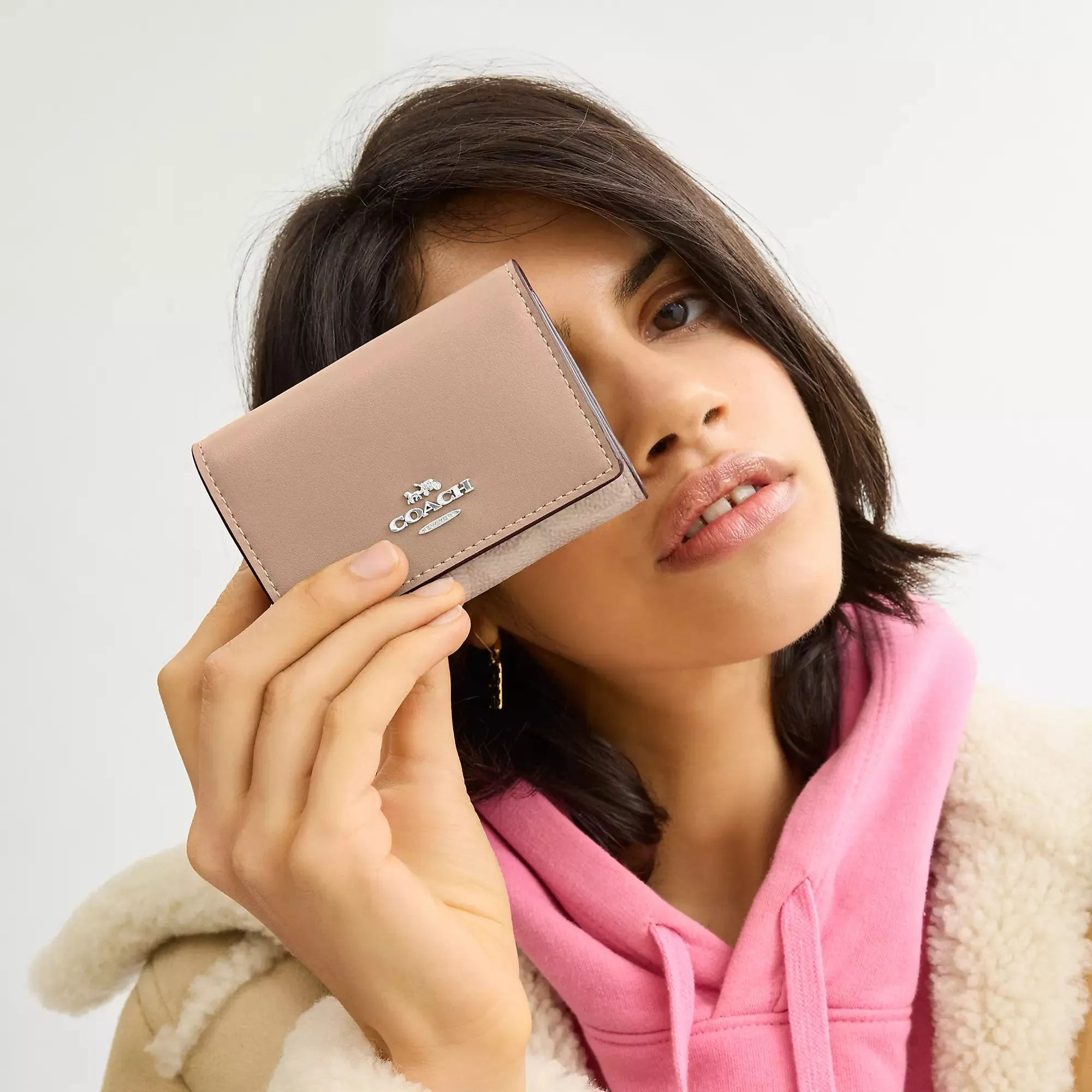 Coach Outlet Micro Wallet In Signature Canvas COACH Outlet Bags