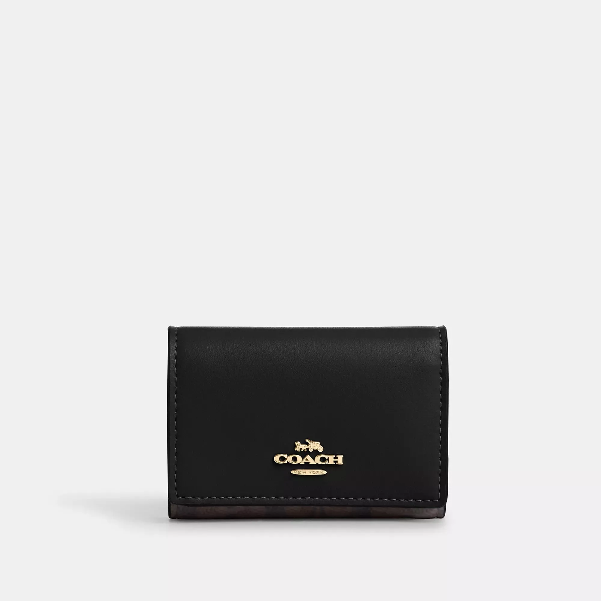 Coach Outlet Micro Wallet In Signature Canvas COACH Outlet Bags