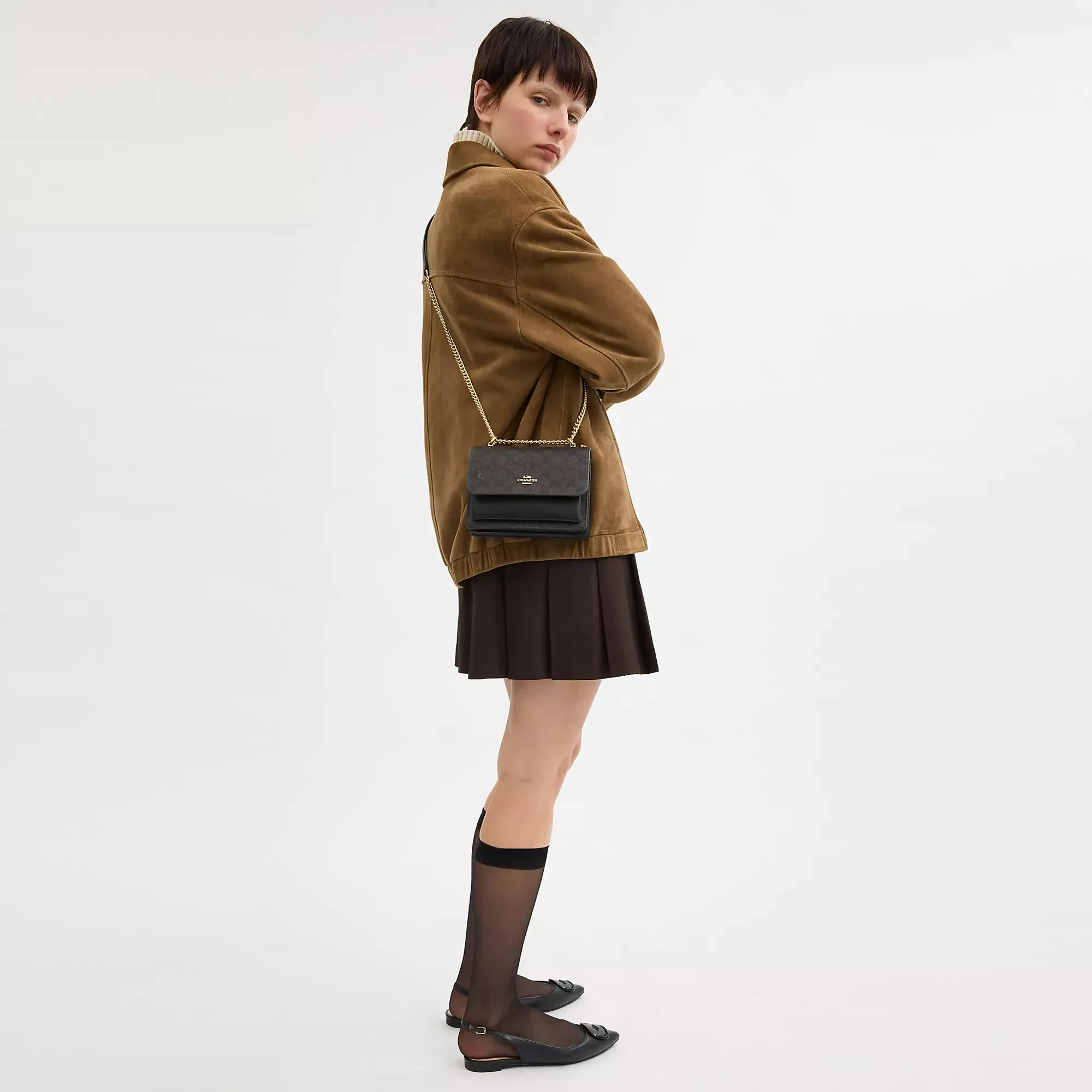 Coach Outlet Mini Klare Crossbody Bag In Signature Canvas COACH Outlet Bags