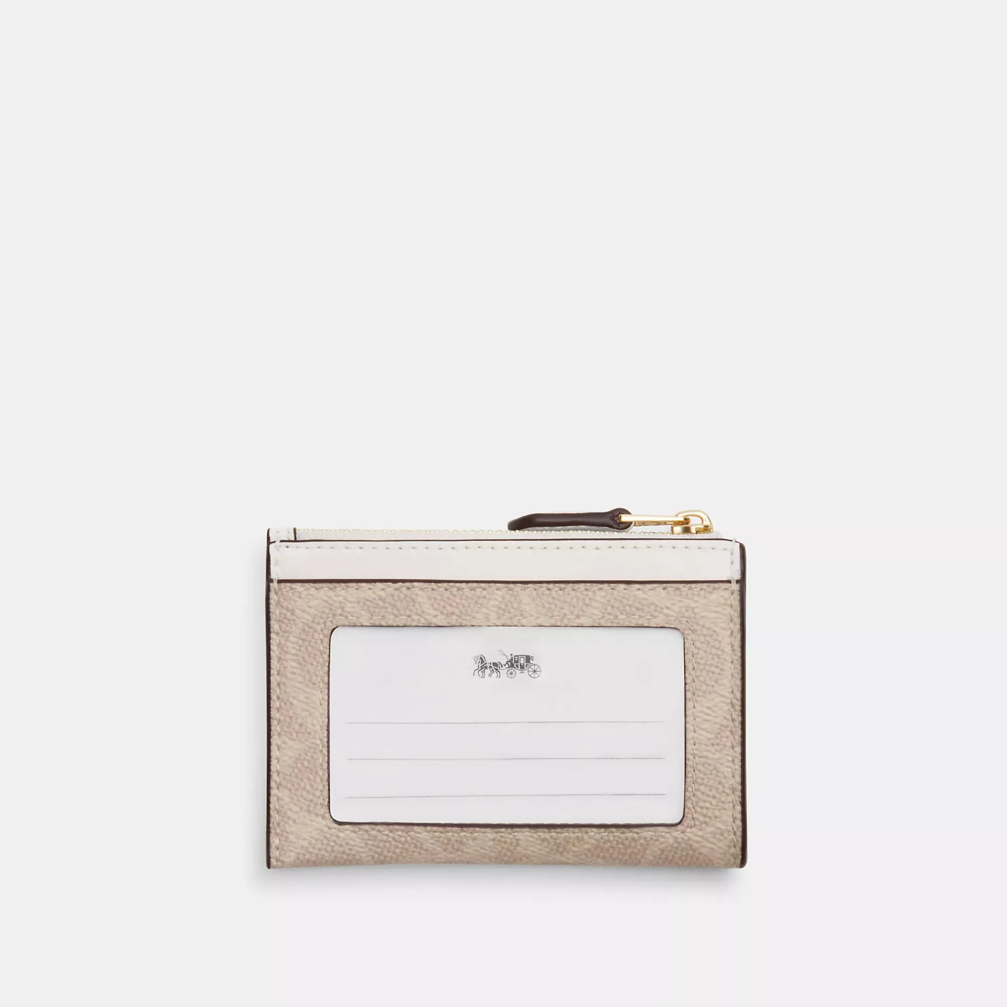Coach Outlet Mini Skinny Id Case In Signature Canvas COACH Outlet Bags