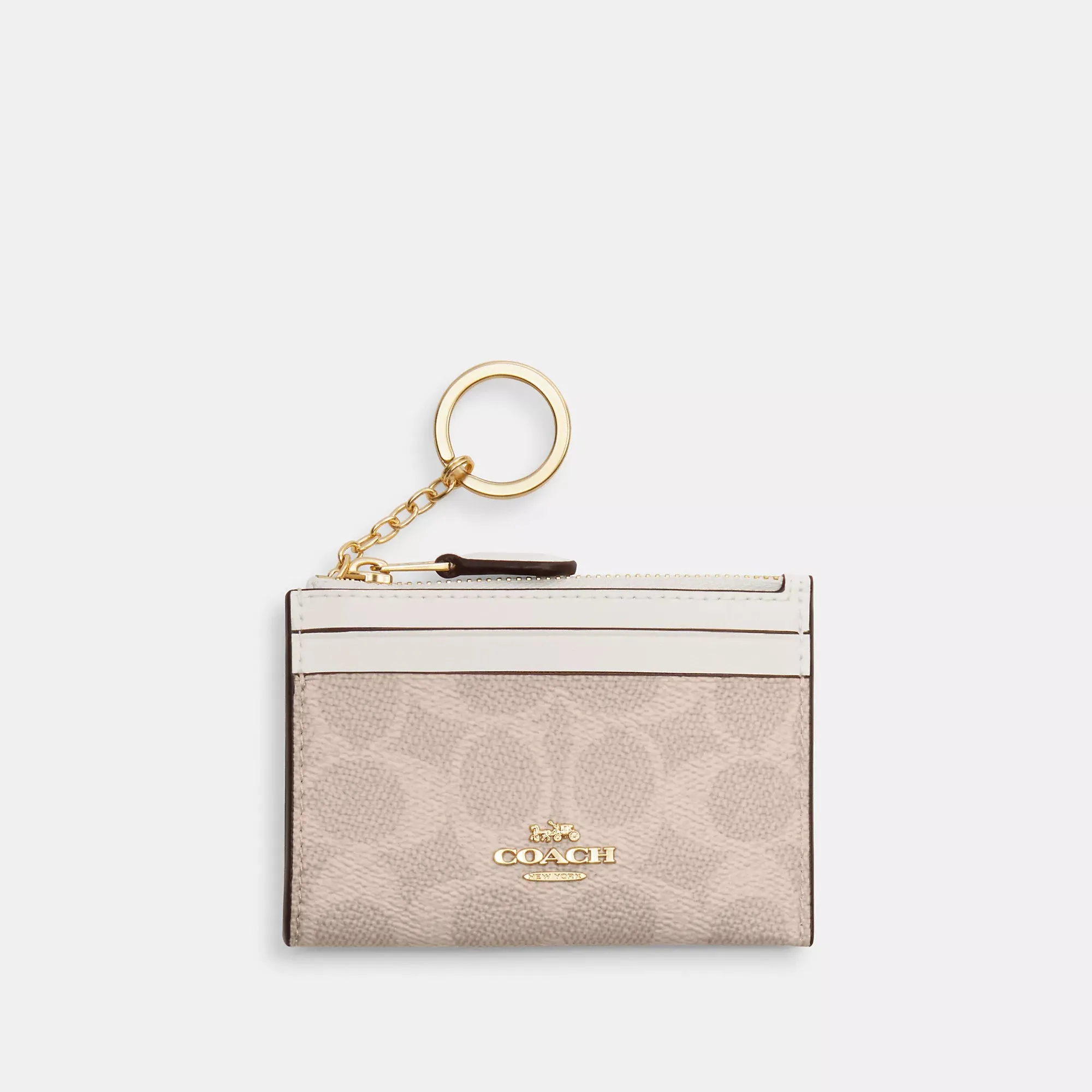 Coach Outlet Mini Skinny Id Case In Signature Canvas COACH Outlet Bags