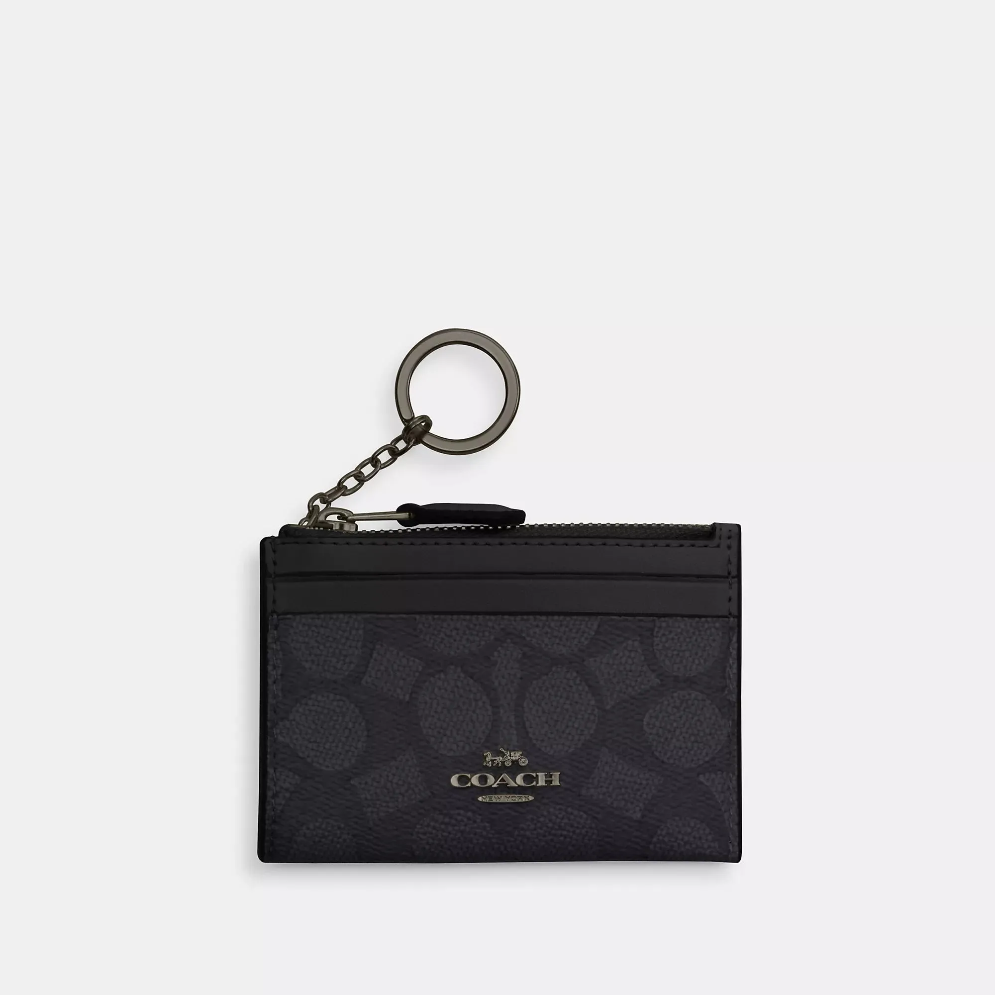 Coach Outlet Mini Skinny Id Case In Signature Canvas COACH Outlet Bags