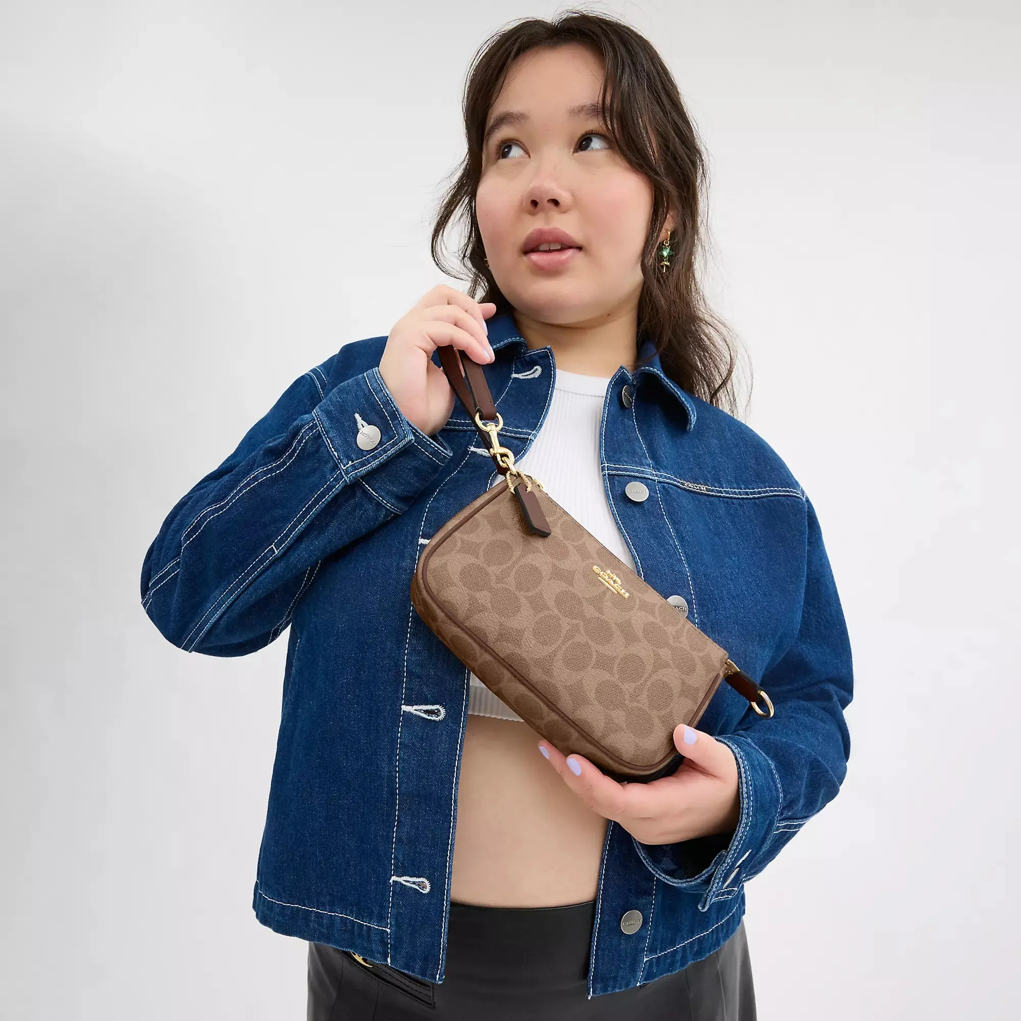 Coach Outlet Nolita 19 In Signature Canvas COACH Outlet Bags