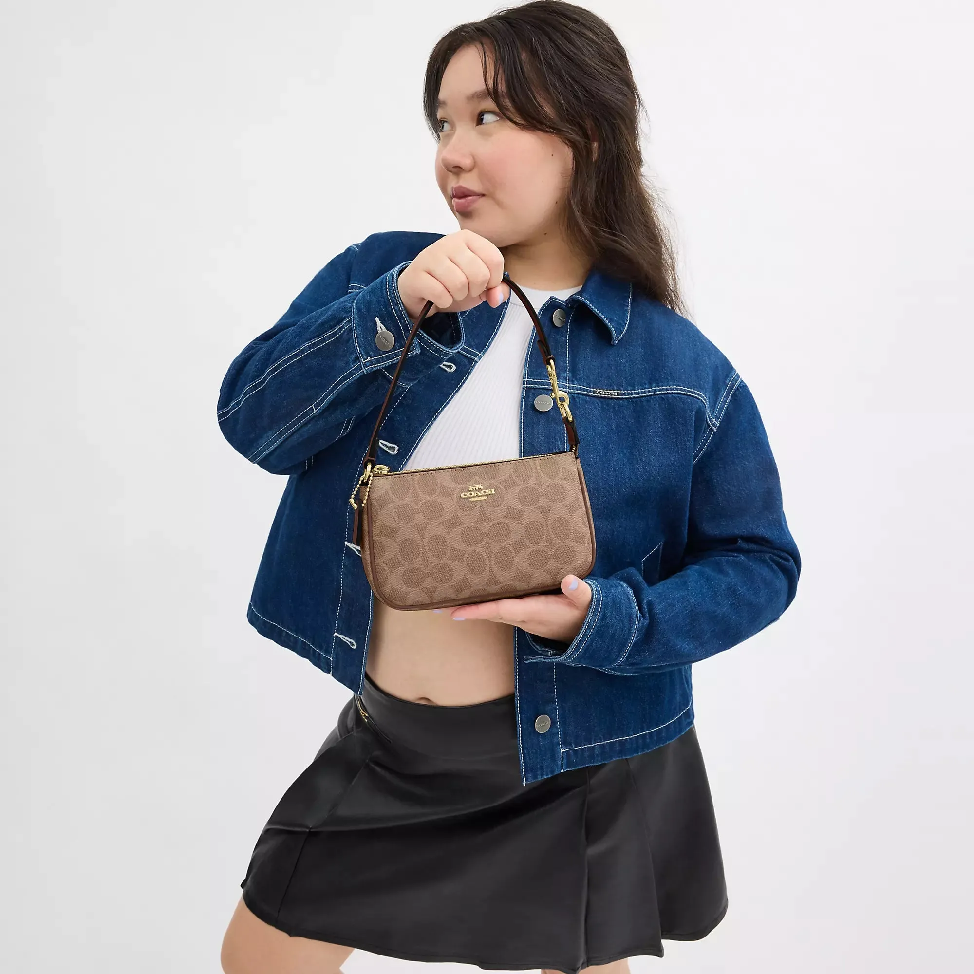 Coach Outlet Nolita 19 In Signature Canvas COACH Outlet Bags