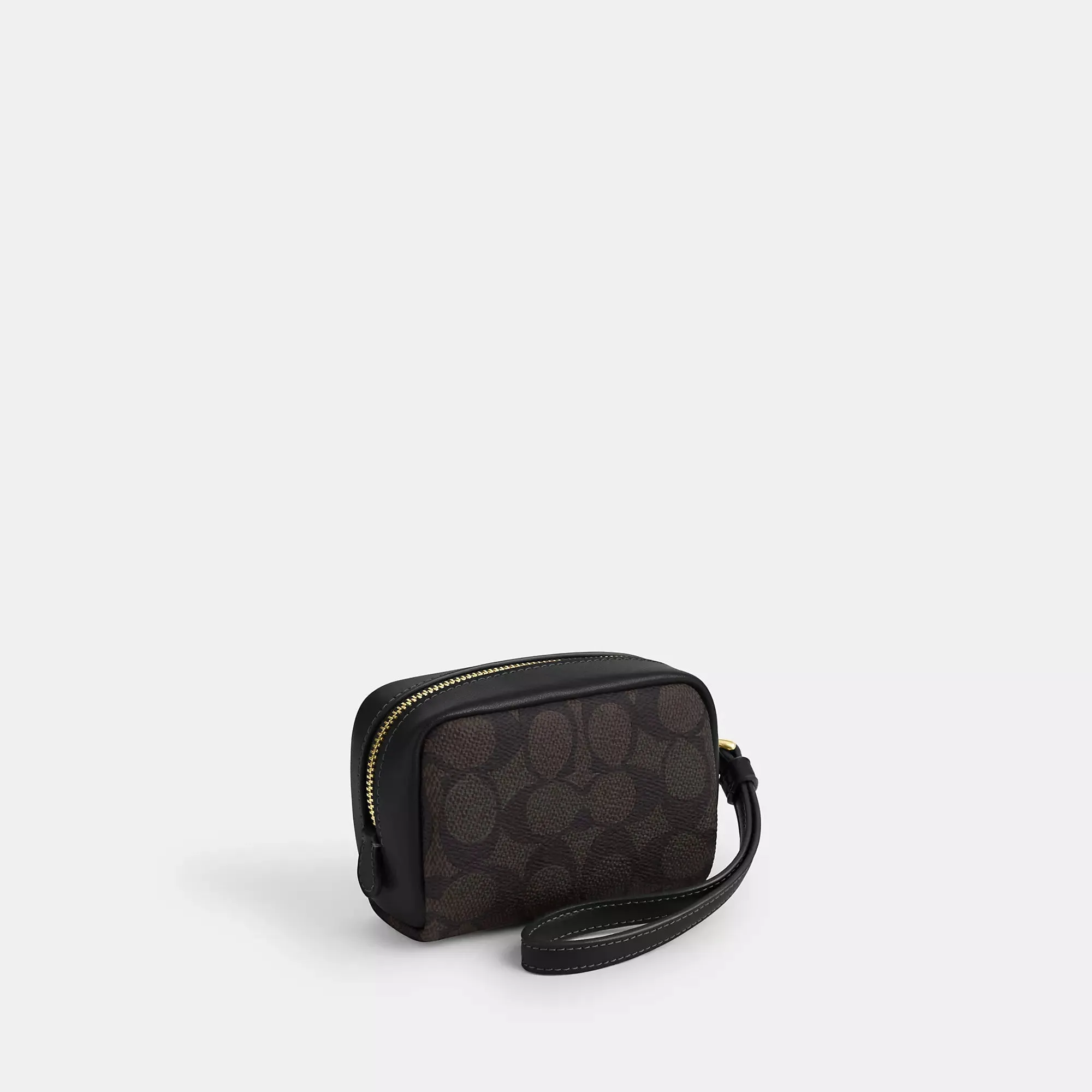Coach Outlet Pouch Wristlet In Signature Canvas COACH Outlet Bags