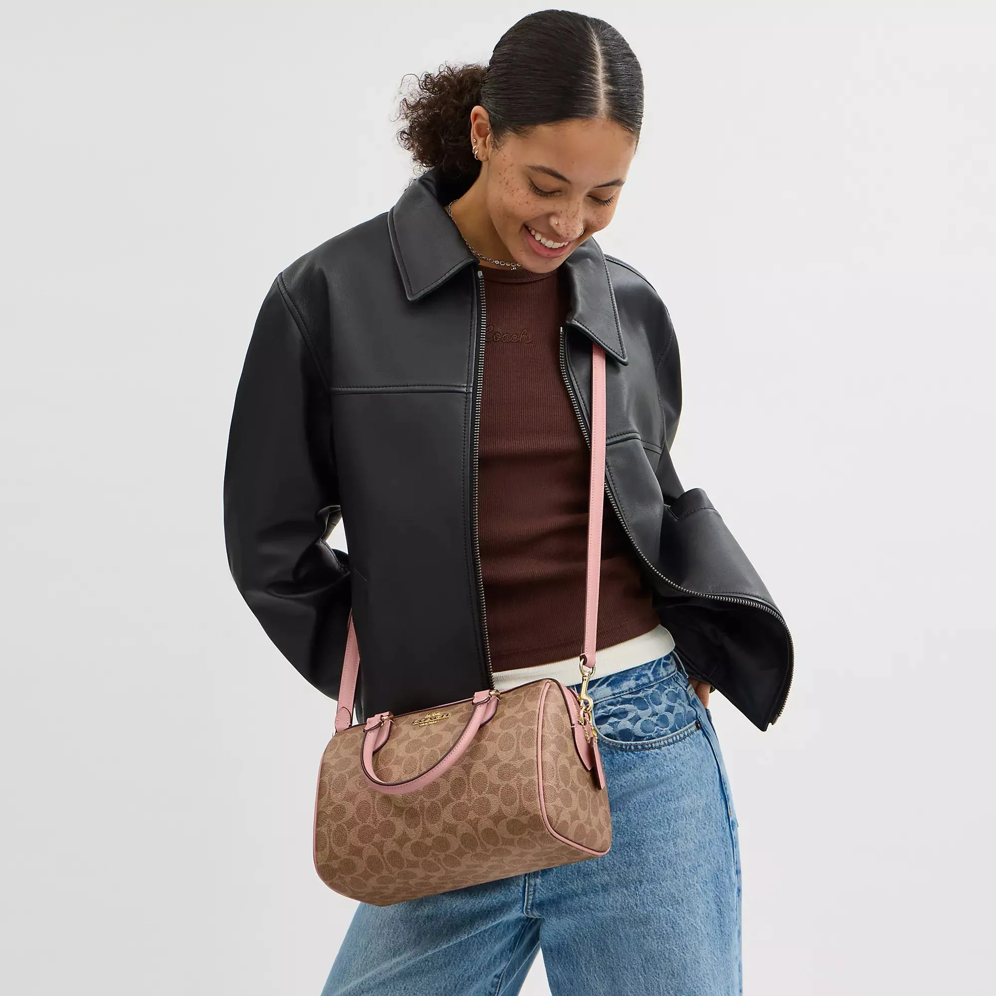 Coach Outlet Rowan Satchel Bag In Signature Canvas COACH Outlet Bags