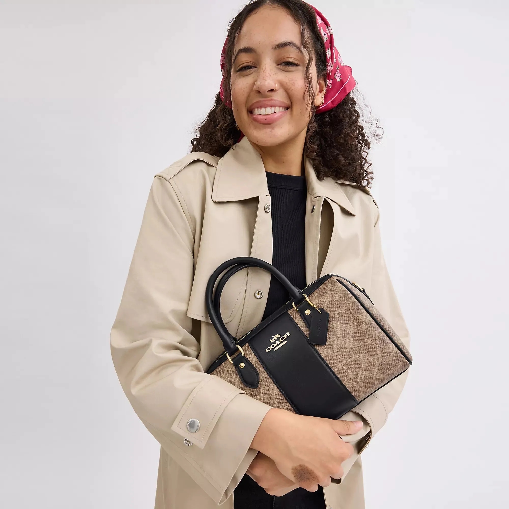 Coach Outlet Rowan Satchel Bag In Signature Canvas COACH Outlet Bags