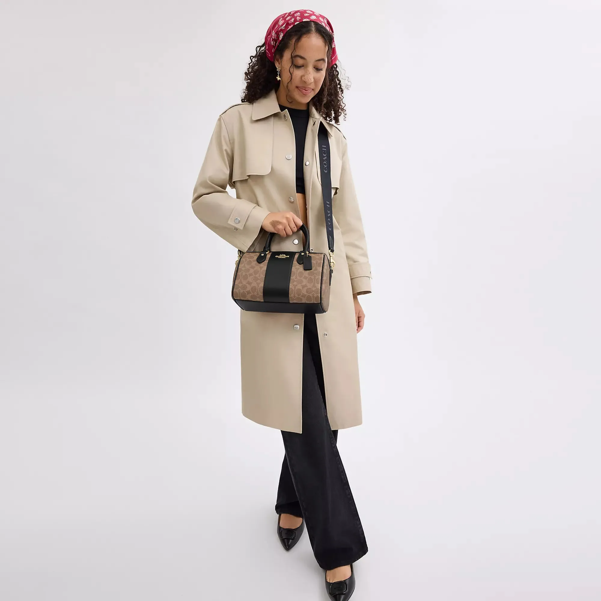 Coach Outlet Rowan Satchel Bag In Signature Canvas COACH Outlet Bags