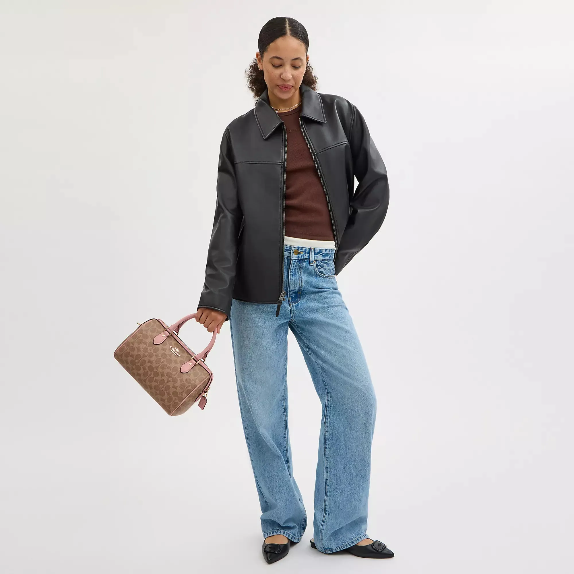 Coach Outlet Rowan Satchel Bag In Signature Canvas COACH Outlet Bags