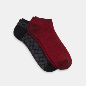 Coach Outlet Signature Ankle Socks COACH Outlet Bags