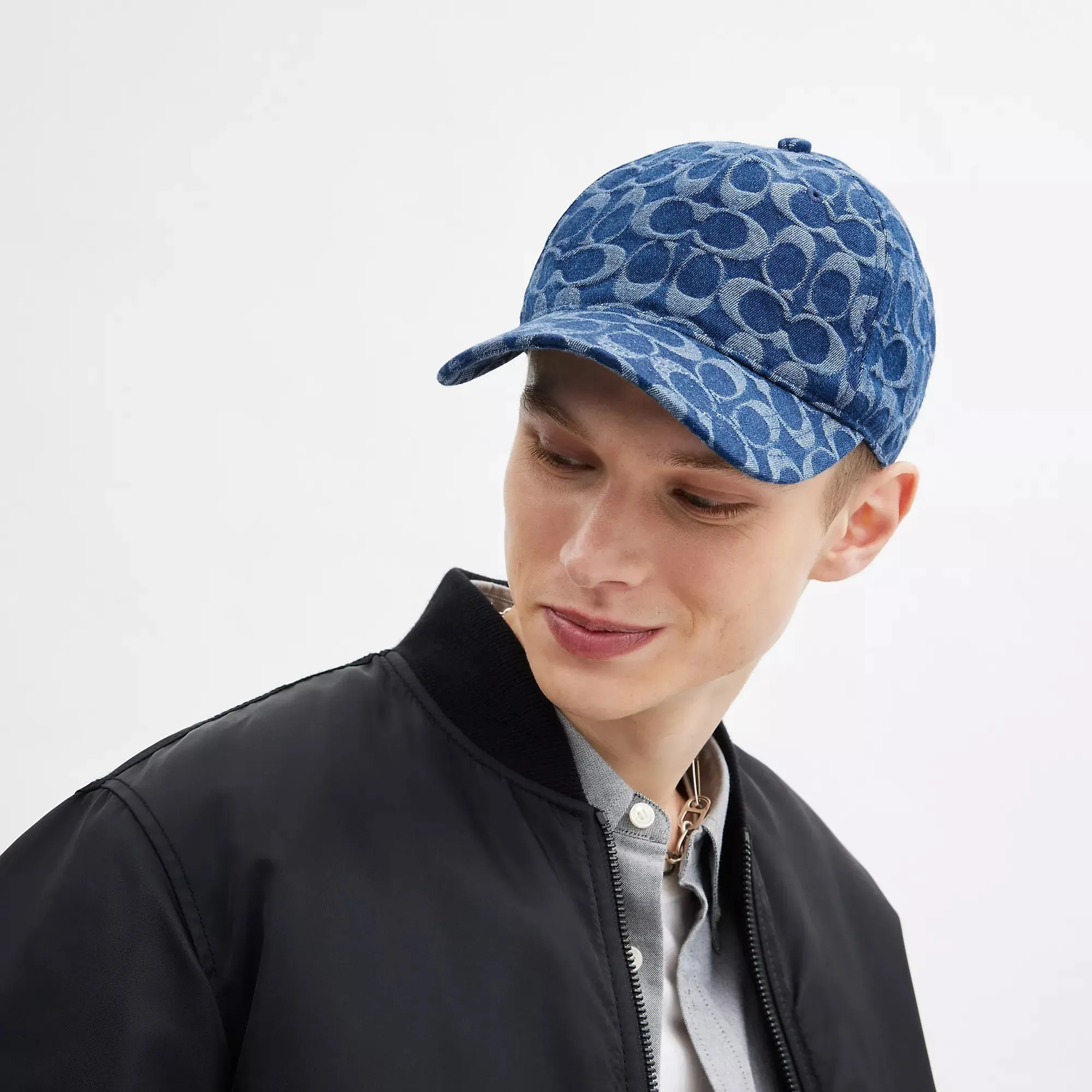 Coach Outlet Signature Denim Baseball Hat COACH Outlet Bags