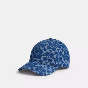 Coach Outlet Signature Denim Baseball Hat COACH Outlet Bags