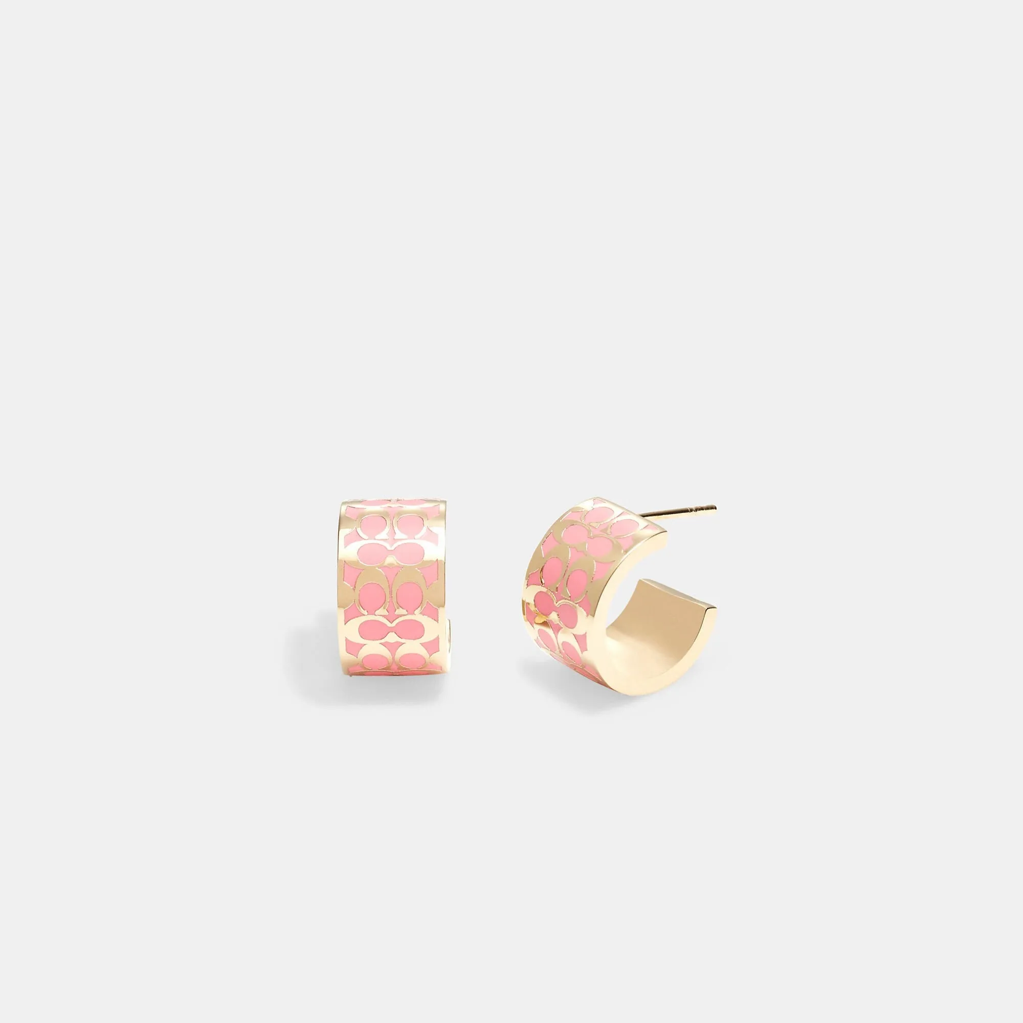 Coach Outlet Signature Huggie Earrings COACH Outlet Bags