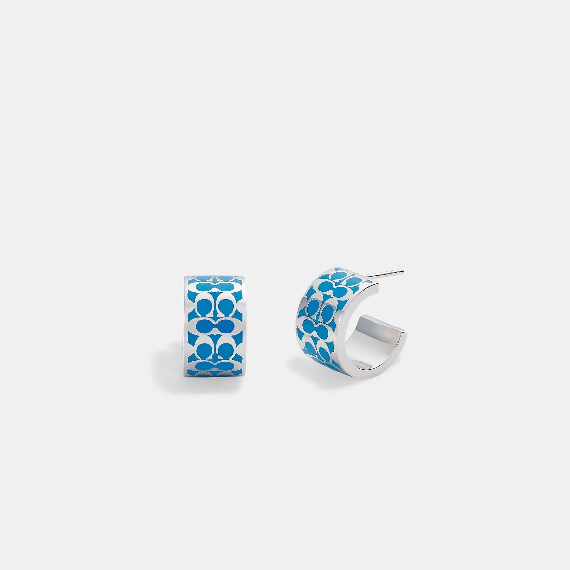Coach Outlet Signature Huggie Earrings COACH Outlet Bags
