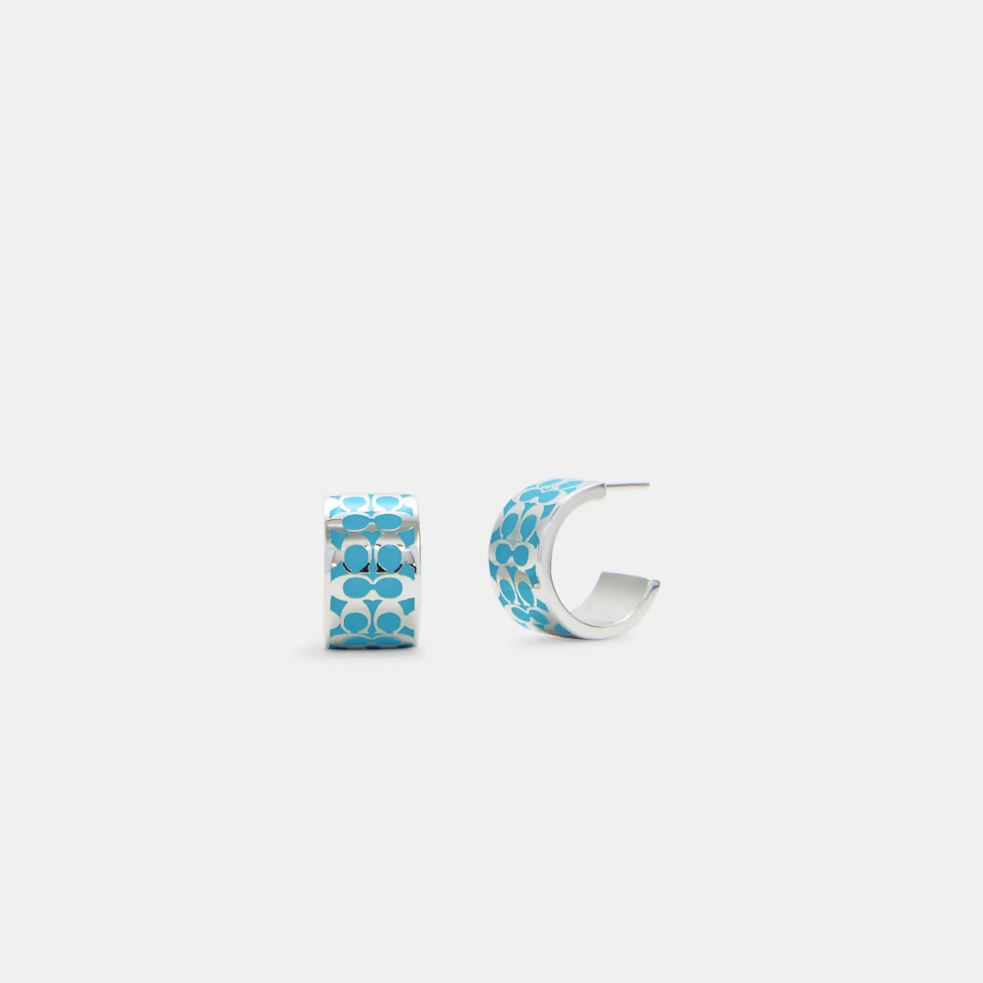 Coach Outlet Signature Huggie Earrings COACH Outlet Bags