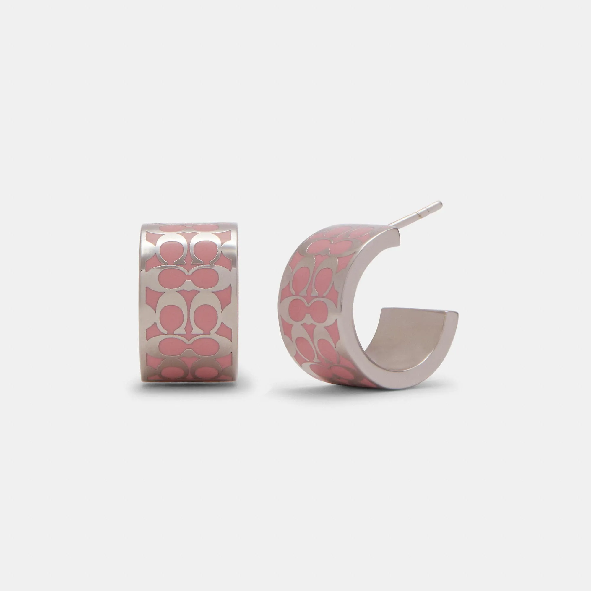 Coach Outlet Signature Huggie Earrings COACH Outlet Bags