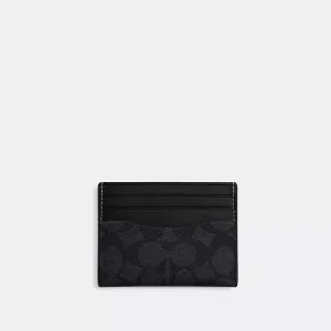 Coach Outlet Slim Id Card Case In Signature Canvas COACH Outlet Bags