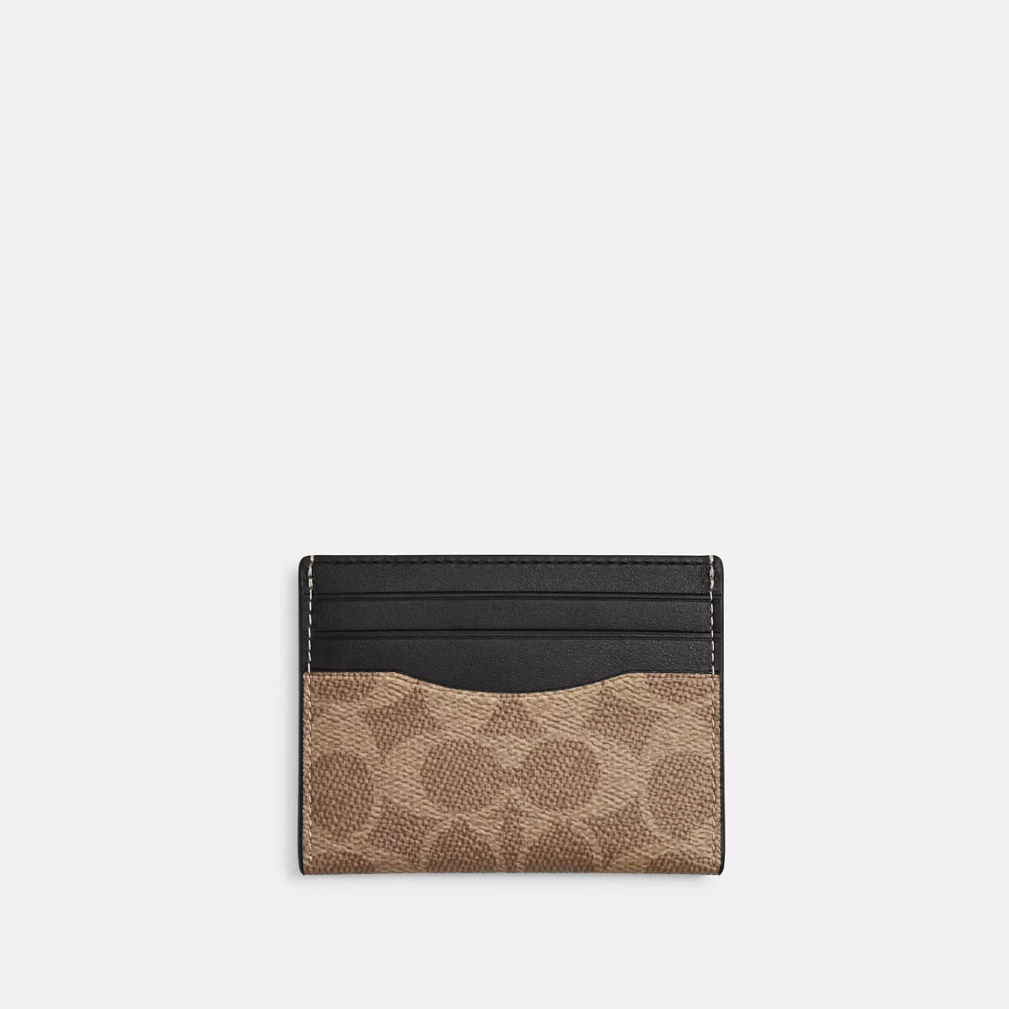 Coach Outlet Slim Id Card Case In Signature Canvas COACH Outlet Bags