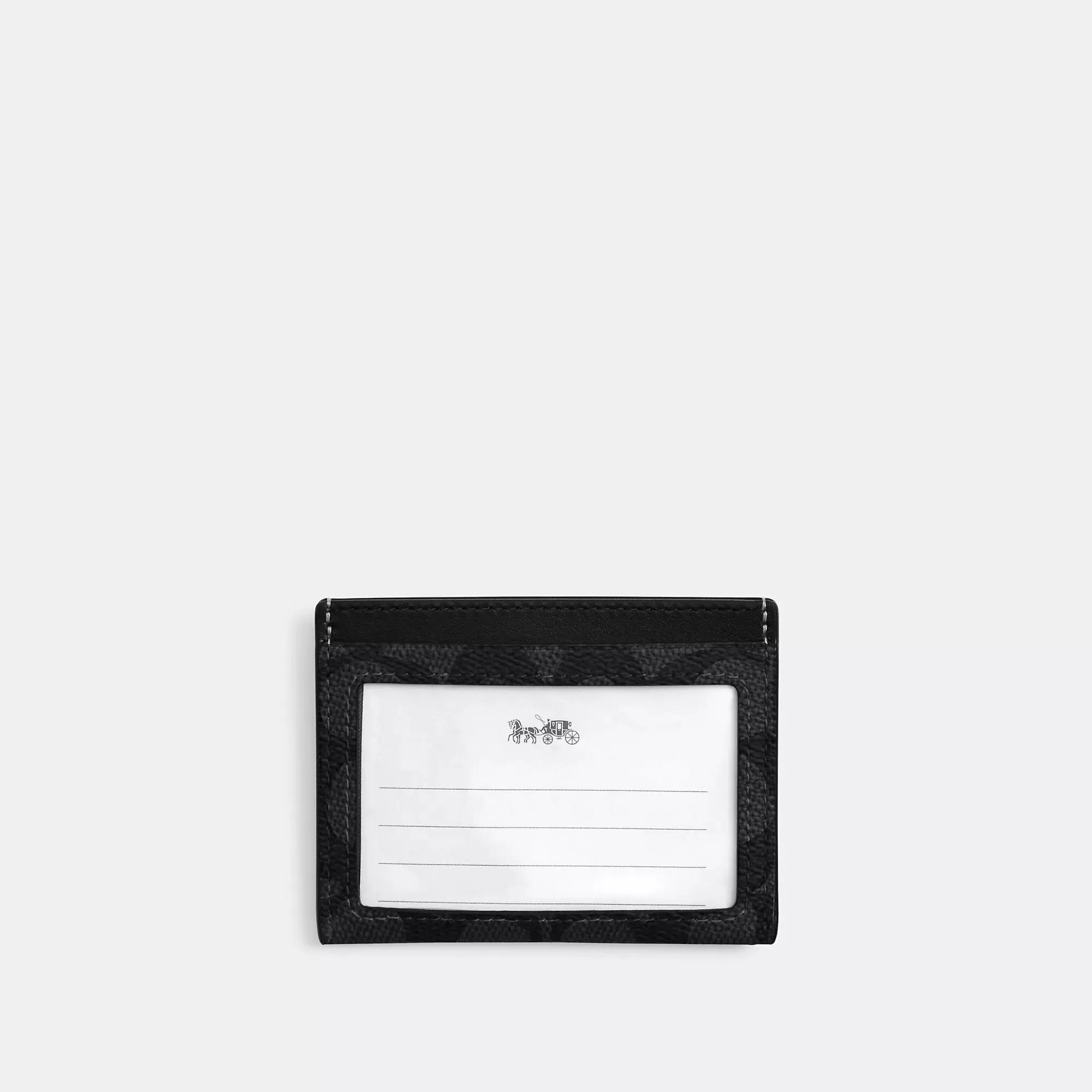 Coach Outlet Slim Id Card Case In Signature Canvas COACH Outlet Bags