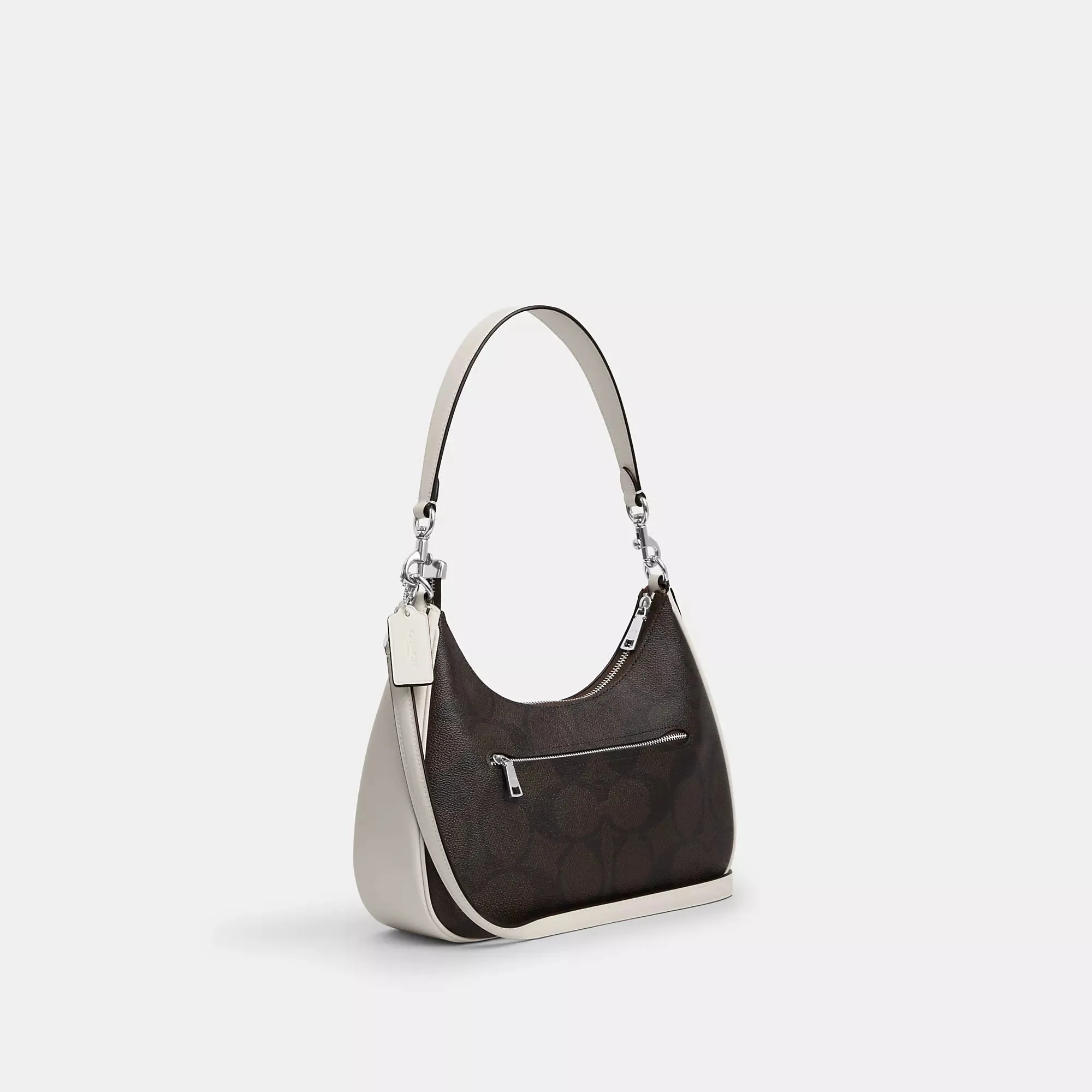 Coach Outlet Teri Hobo In Signature Canvas With Coach Graphic COACH Outlet Bags