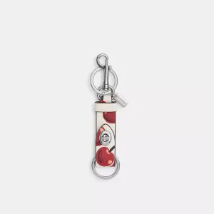 Coach Outlet Trigger Snap Bag Charm With Cherry Print COACH Outlet Bags