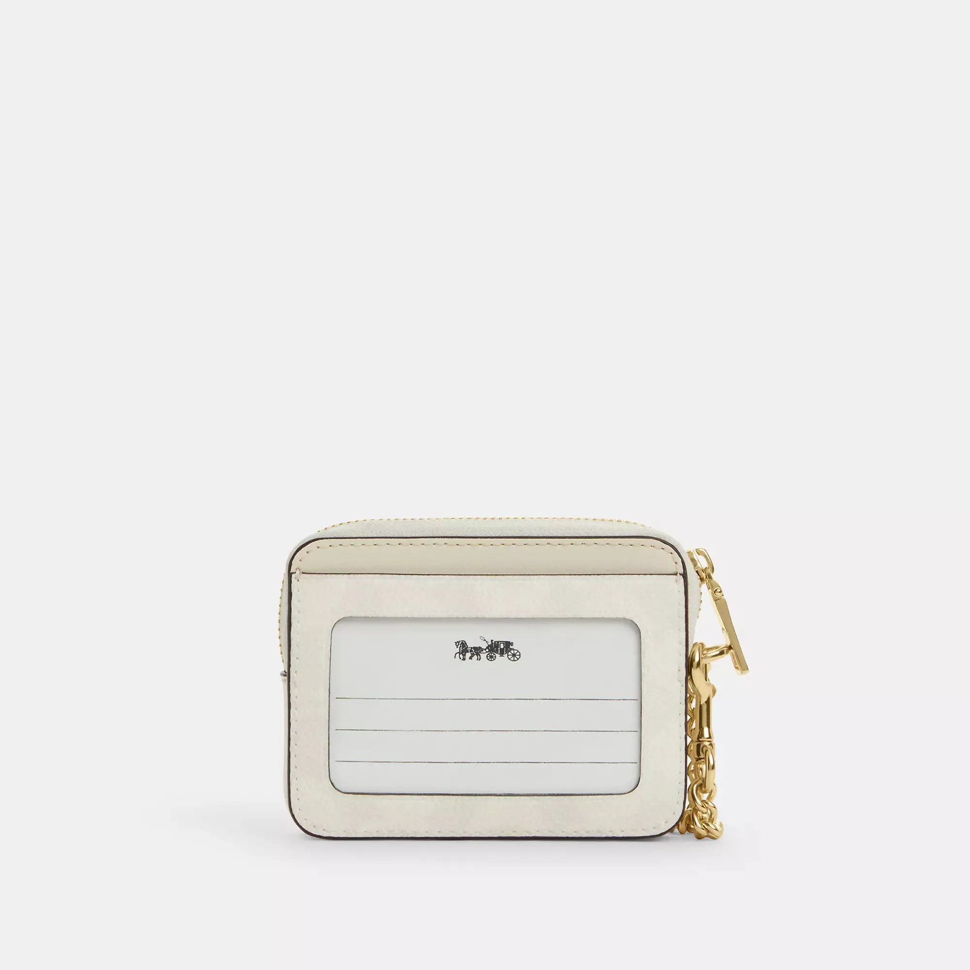 Coach Outlet Zip Card Case In Signature Canvas COACH Outlet Bags