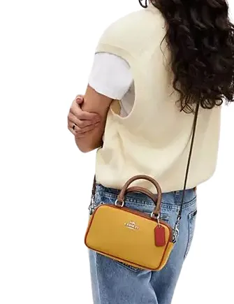 Coach Satchel Crossbody In Colorblock Coach Bags