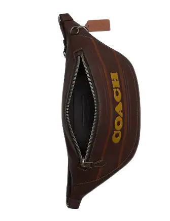 Coach Warren Belt Bag With Coach Stripe Coach Bags
