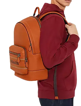 Coach West Backpack With Coach Stripe Coach Bags