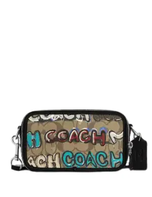 Coach X Mint   Serf Wyatt Crossbody In Signature Canvas Coach Bags