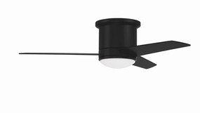 Cole 44 Indoor/Outdoor 44"Ceiling Fan Flat Black best small fans for home and travel